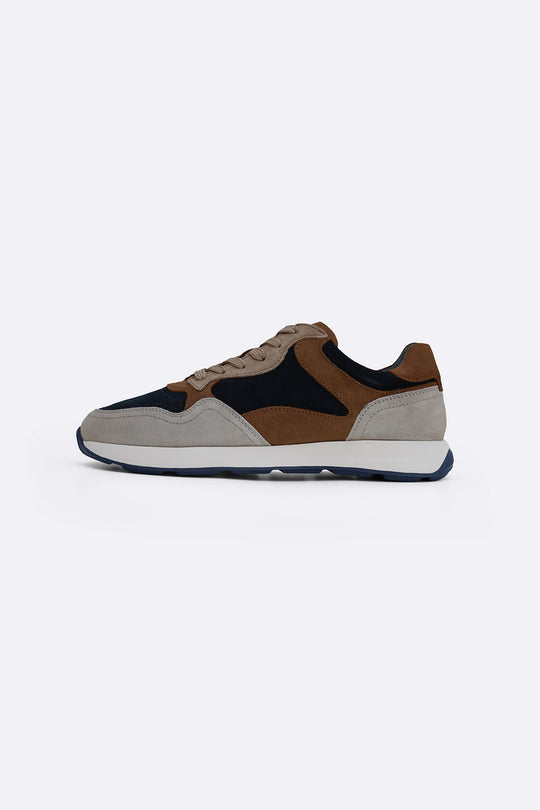 MULTI MULTI PANEL SUEDE SNEAKERS