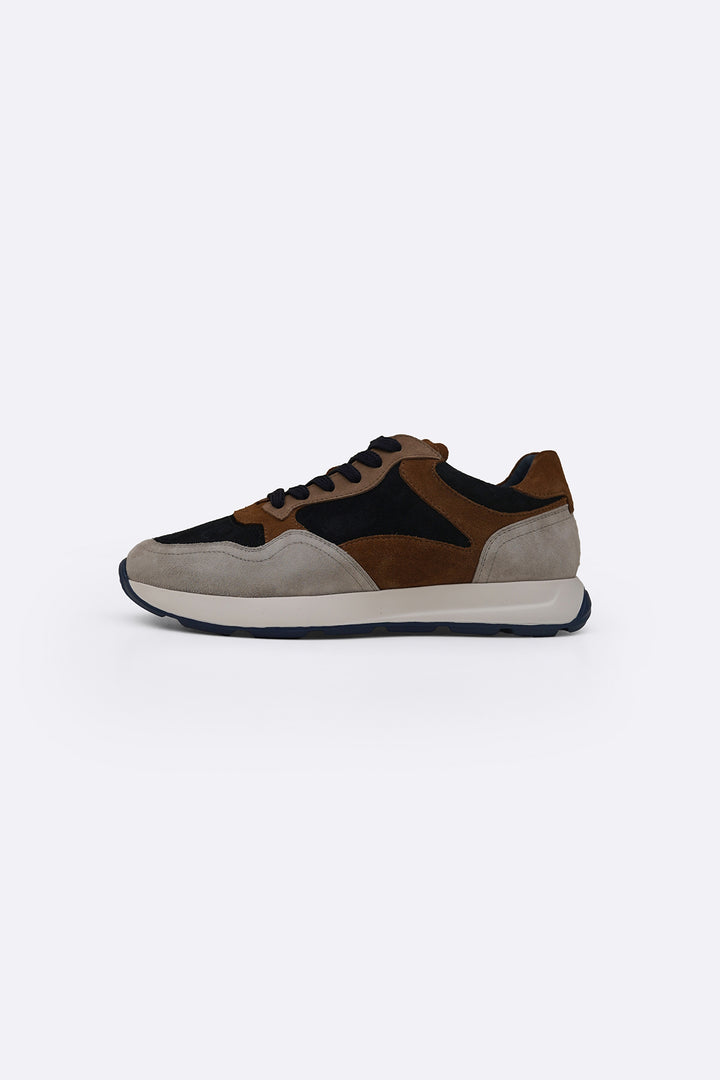  MULTI PANEL SUEDE SNEAKERS