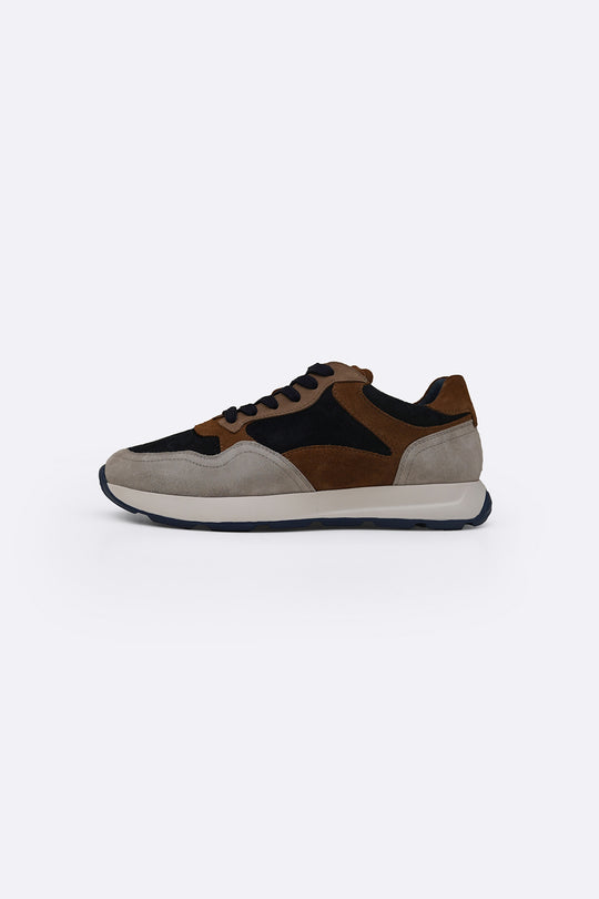  MULTI PANEL SUEDE SNEAKERS