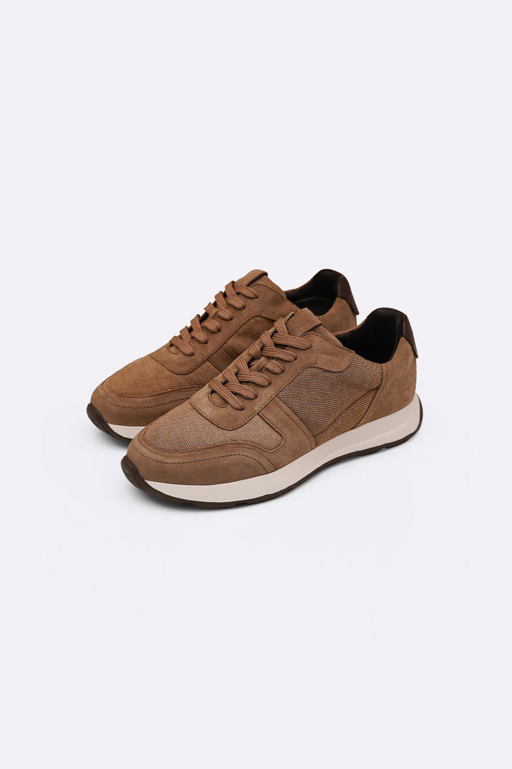 TAUPE SUEDE SNEAKERS