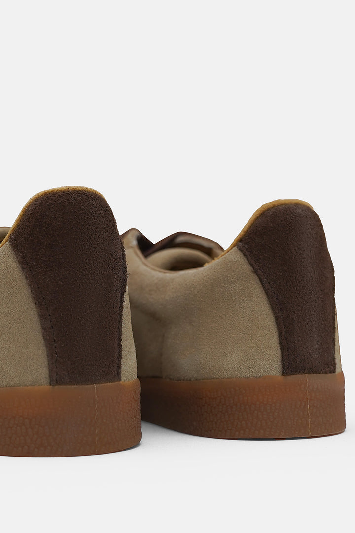TAUPE SUEDE RETRO SNEAKERS