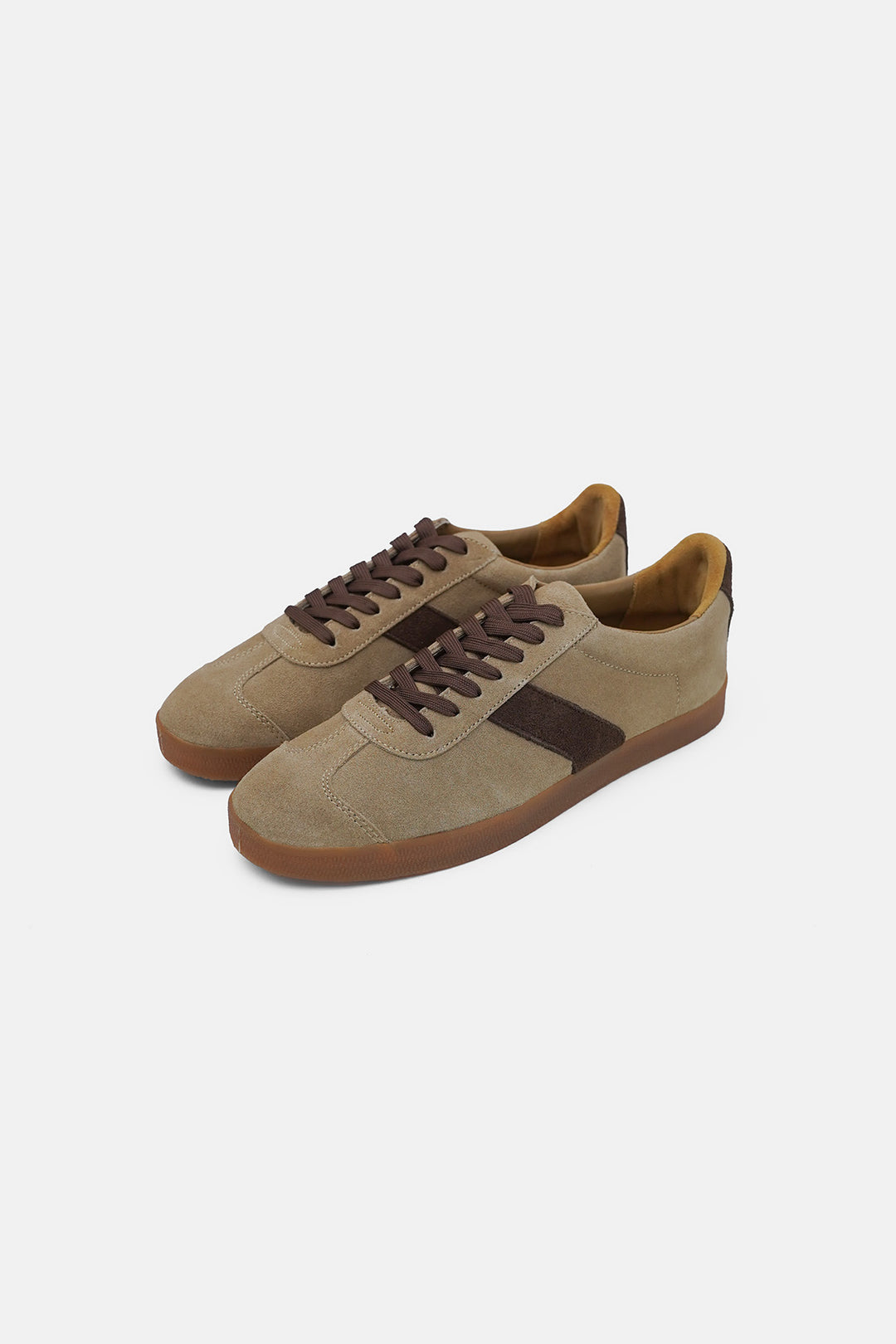TAUPE SUEDE RETRO SNEAKERS