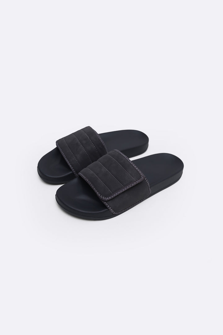 DARK GREY EVERYDAY COMFORT SLIDES
