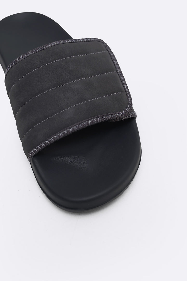 DARK GREY EVERYDAY COMFORT SLIDES