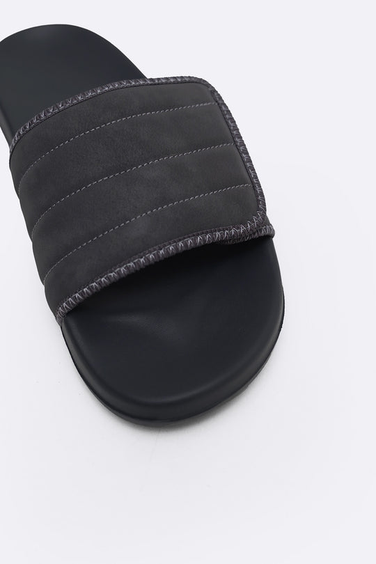 DARK GREY EVERYDAY COMFORT SLIDES