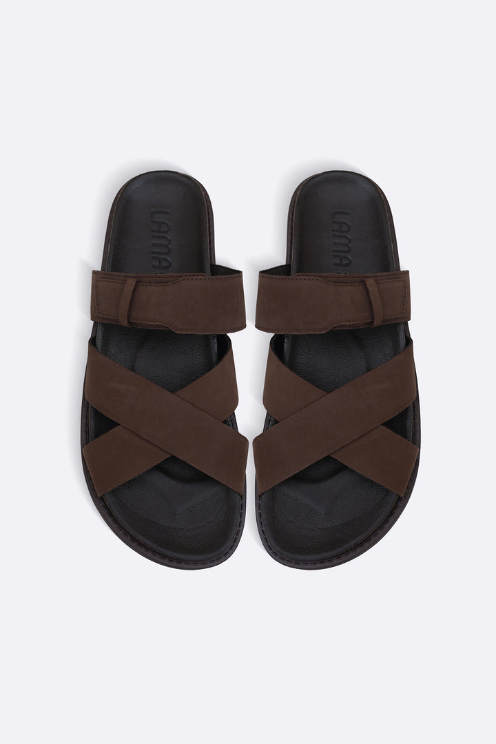STRAPPY CASUAL SLIDES