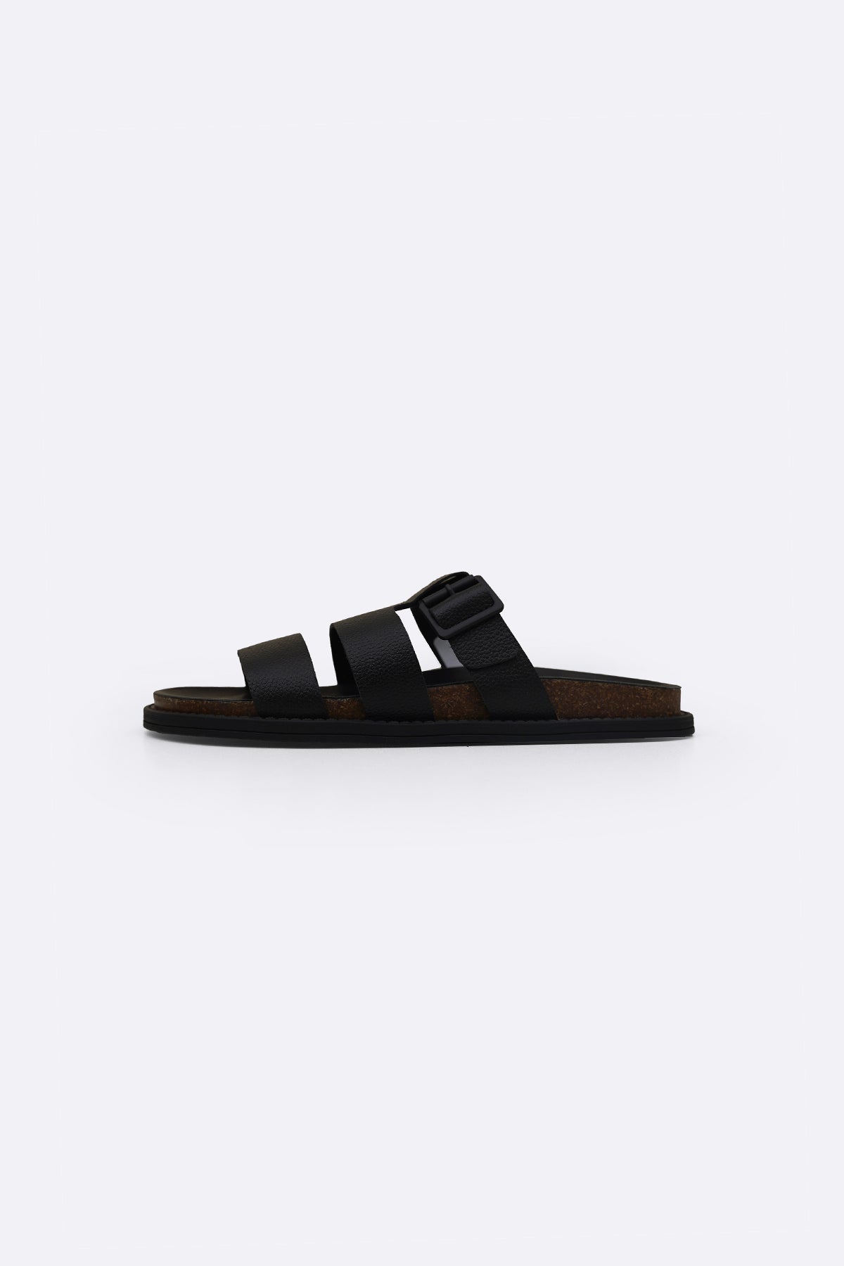 LEATHER BUCKLE SLIDES – Lama Retail
