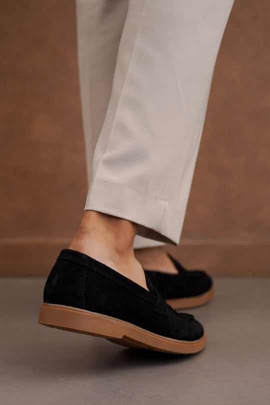 SUEDE LEATHER LOAFERS