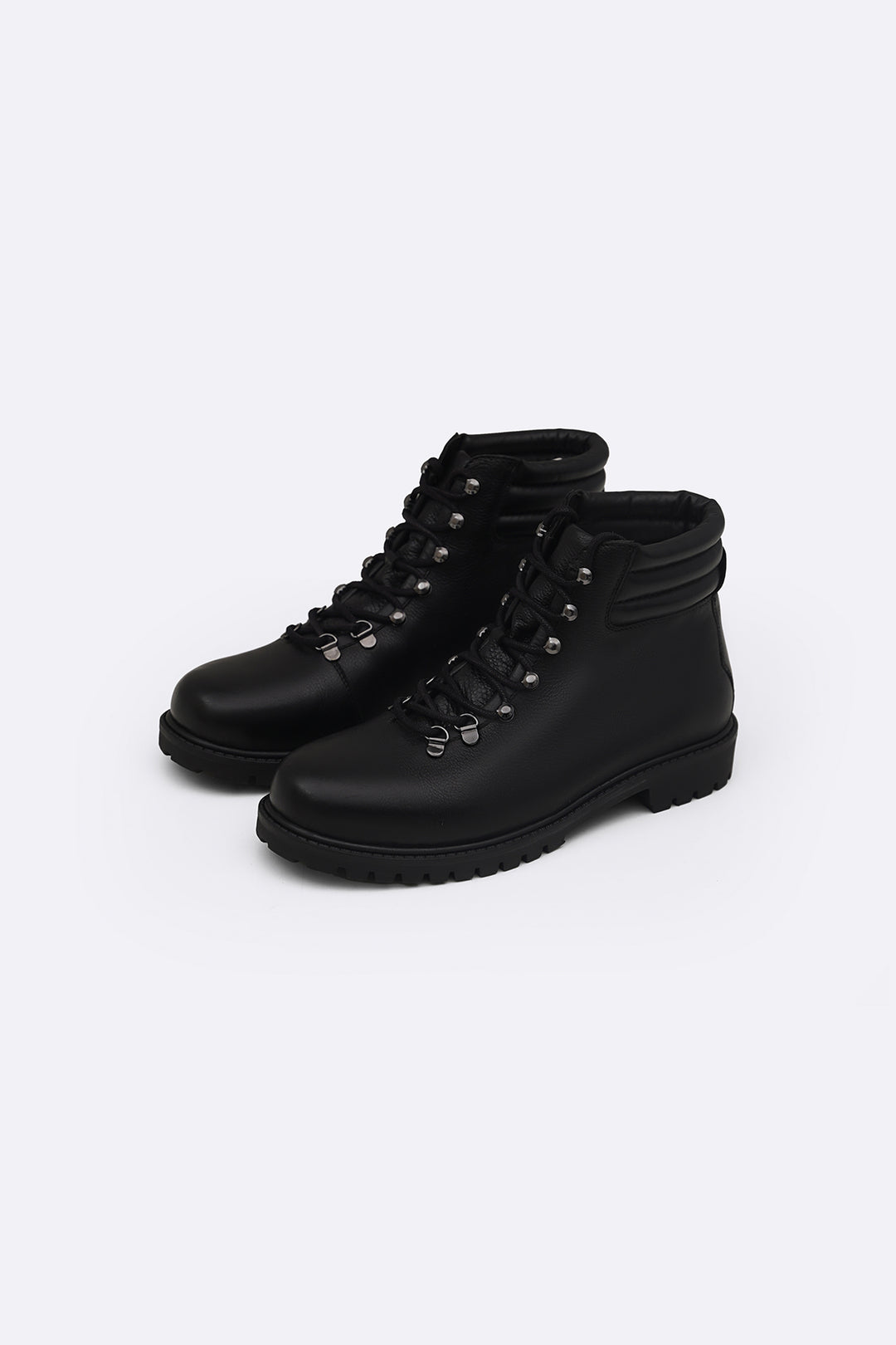 BLACK LEATHER URBAN HIKERS