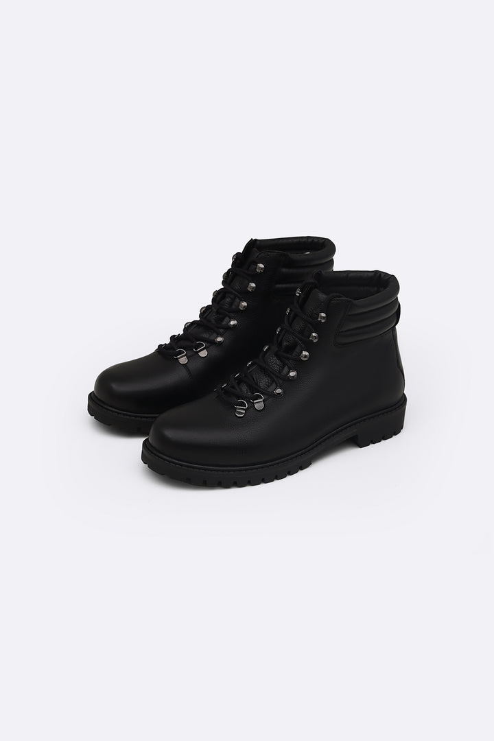 BLACK LEATHER URBAN HIKERS