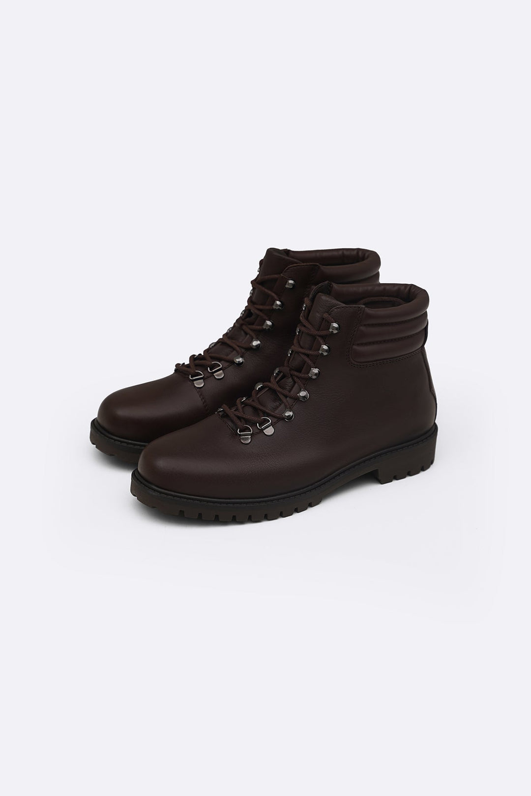 DARK BROWN LEATHER URBAN HIKERS