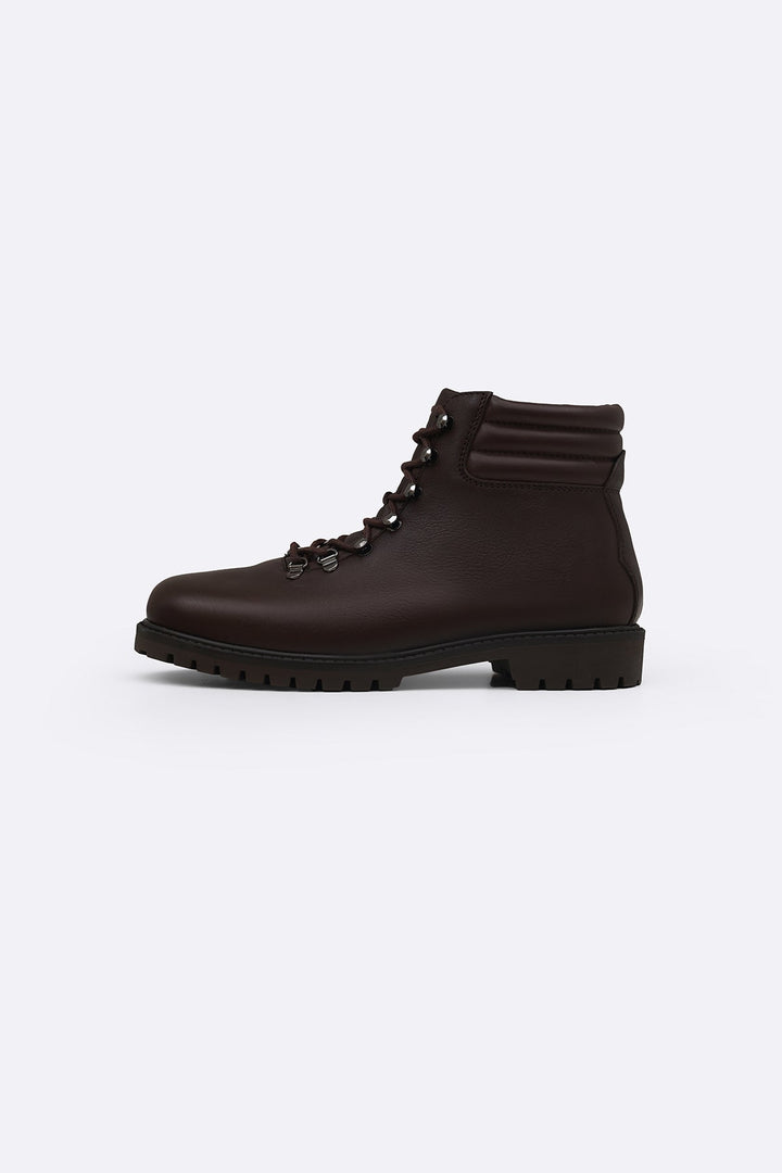 DARK BROWN LEATHER URBAN HIKERS