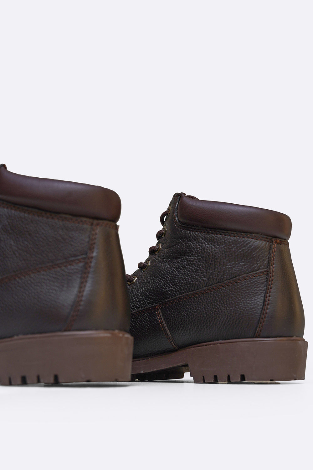 BROWN TITAN LEATHER BOOT