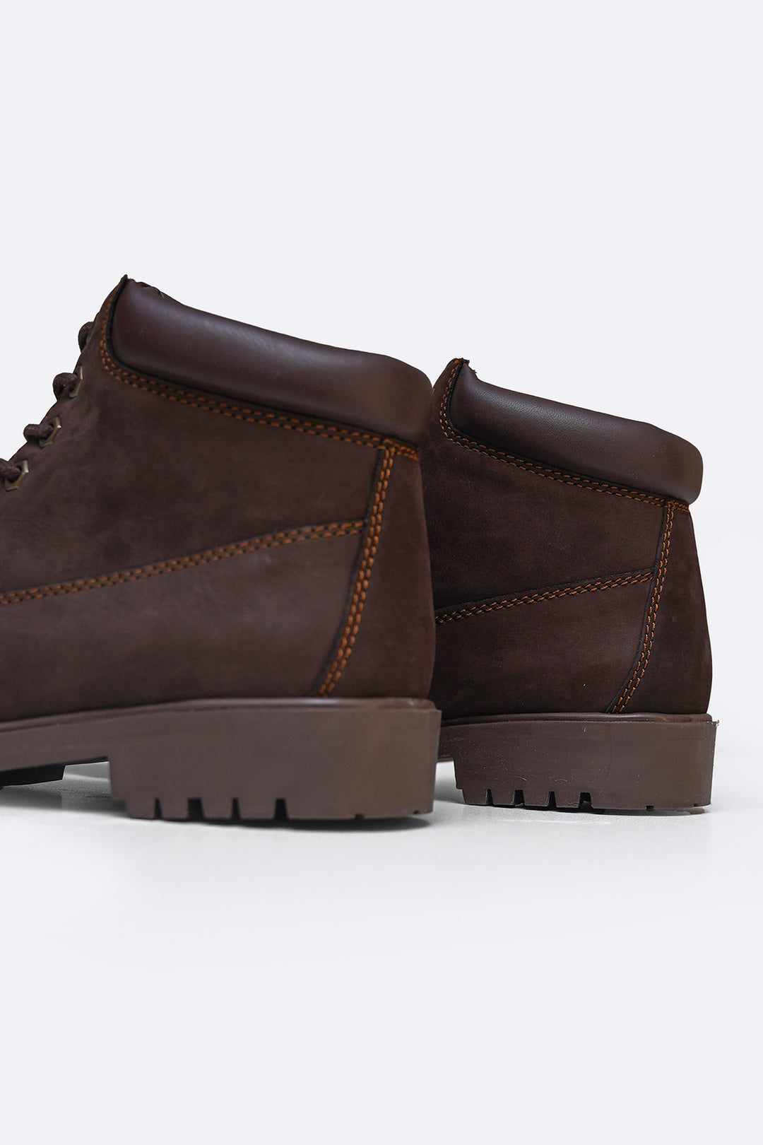 DARK BROWN TITAN LEATHER BOOT
