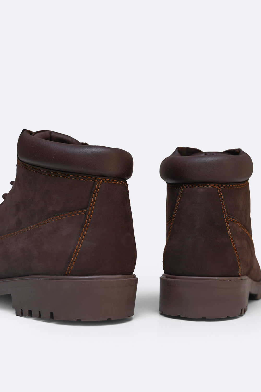 DARK BROWN TITAN LEATHER BOOT