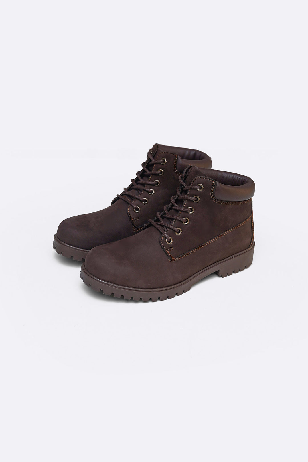 DARK BROWN TITAN LEATHER BOOT