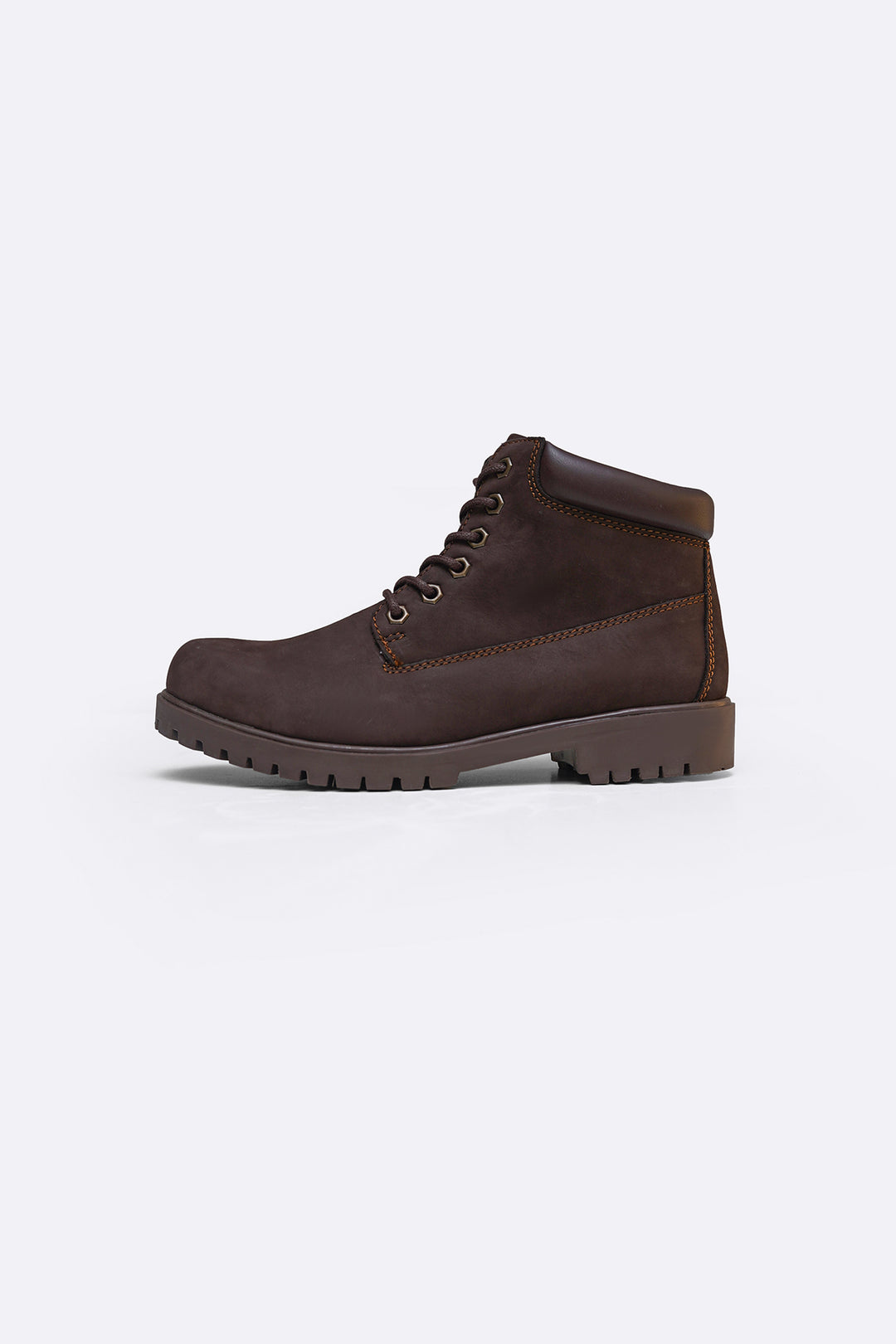 DARK BROWN TITAN LEATHER BOOT