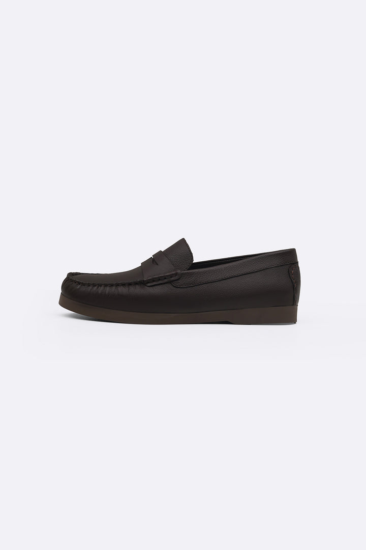 COFFEE CLASSIC LEATHER LOAFERS