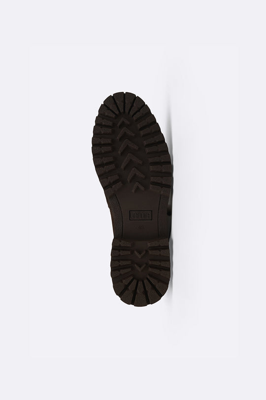 CHUNKY LEATHER LOAFERS