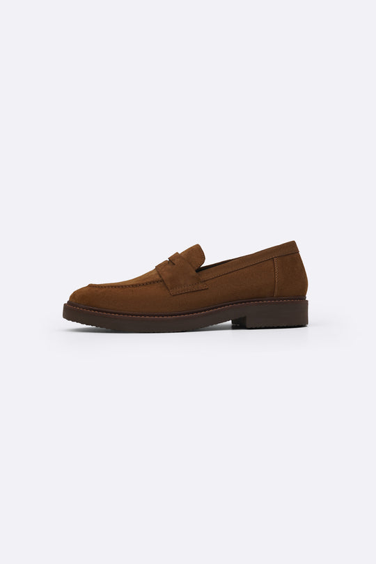 SUEDE LEATHER LOAFERS