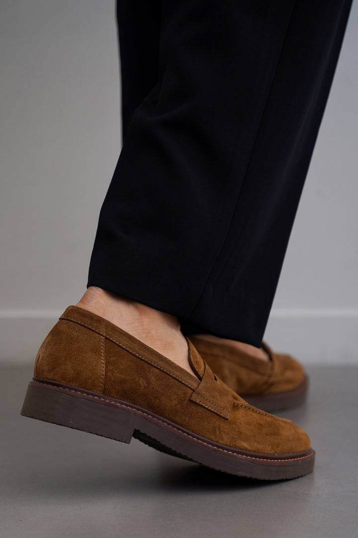 SUEDE LEATHER LOAFERS