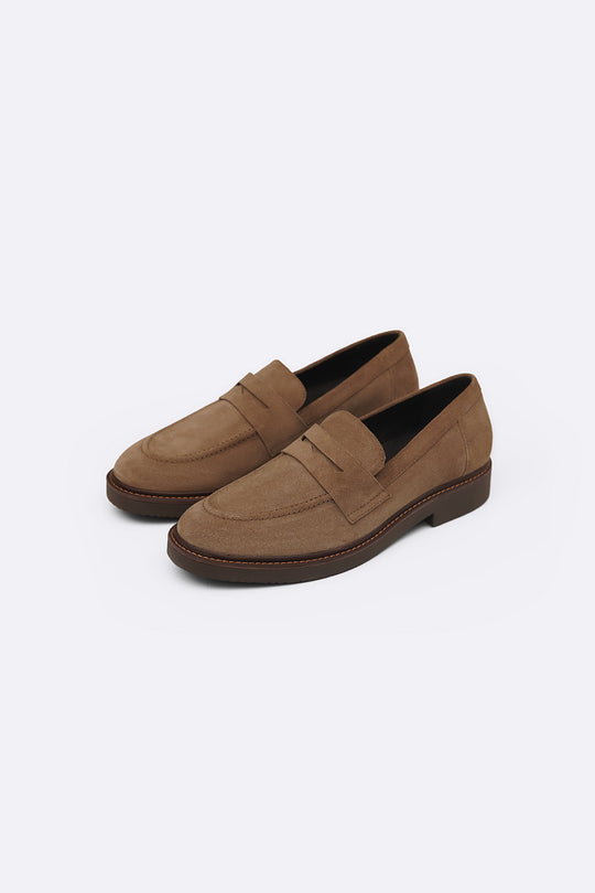 SUEDE LEATHER LOAFERS