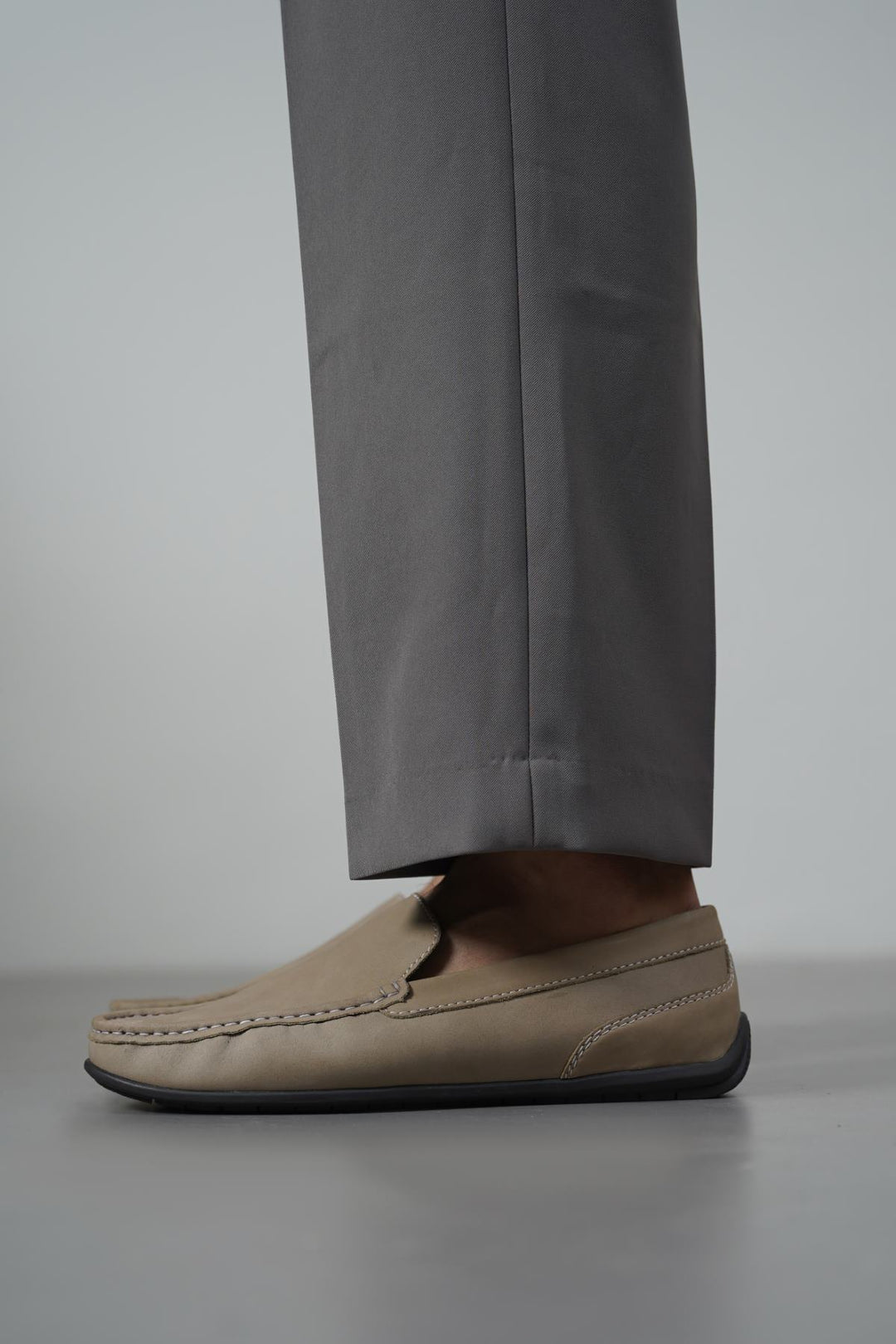 SAND COMFORT REAL LEATHER MOCCASIN