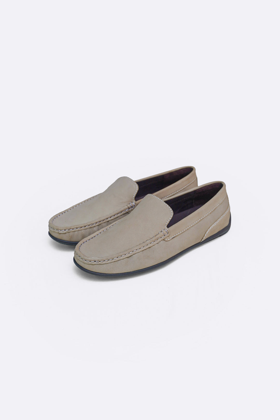 SAND COMFORT REAL LEATHER MOCCASIN