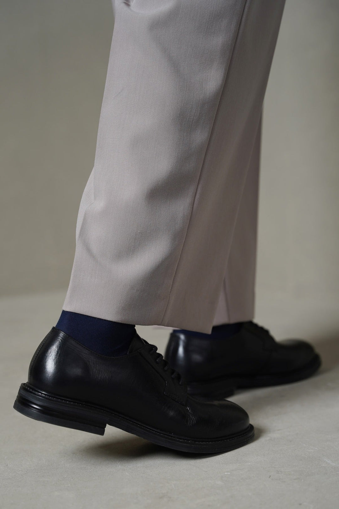 BLACK CLASSIC LEATHER DERBI SHOES