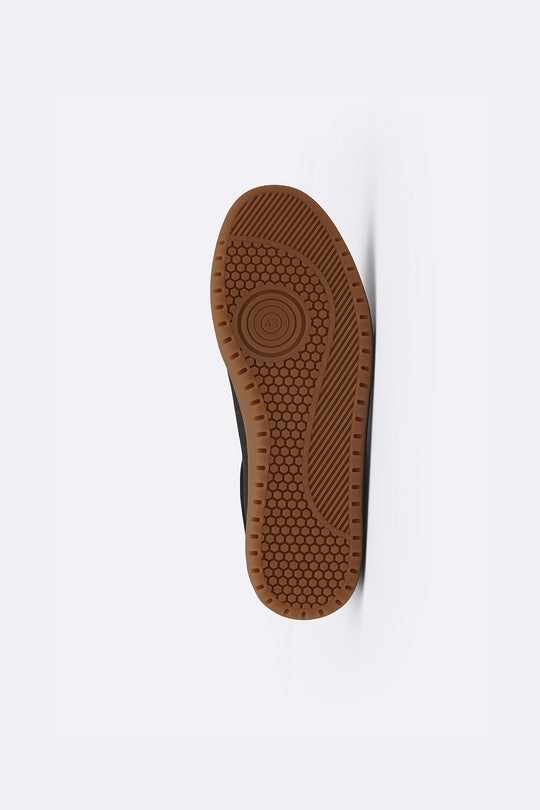 STREETWEAR LOW-TOP LEATHER SNEAKERS