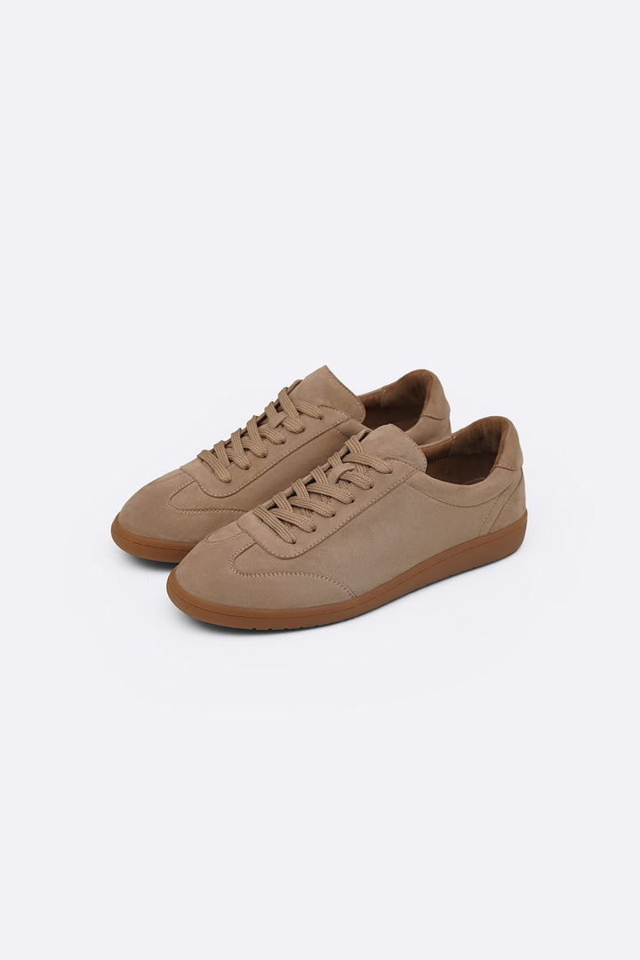 SAND STREET LEATHER SNEAKERS