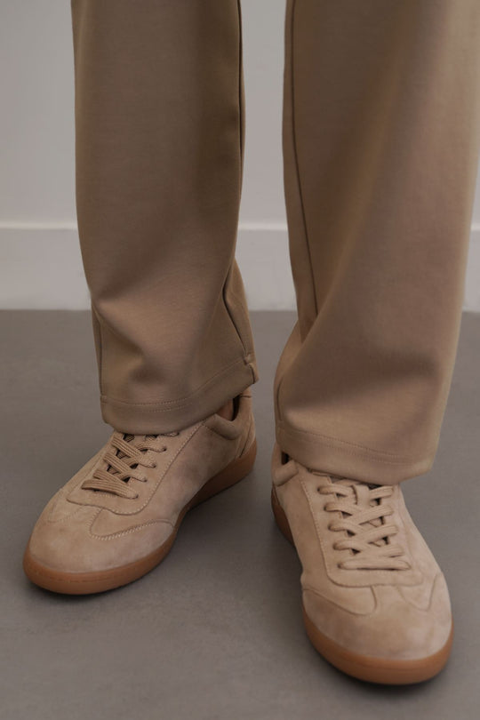 SAND STREET LEATHER SNEAKERS