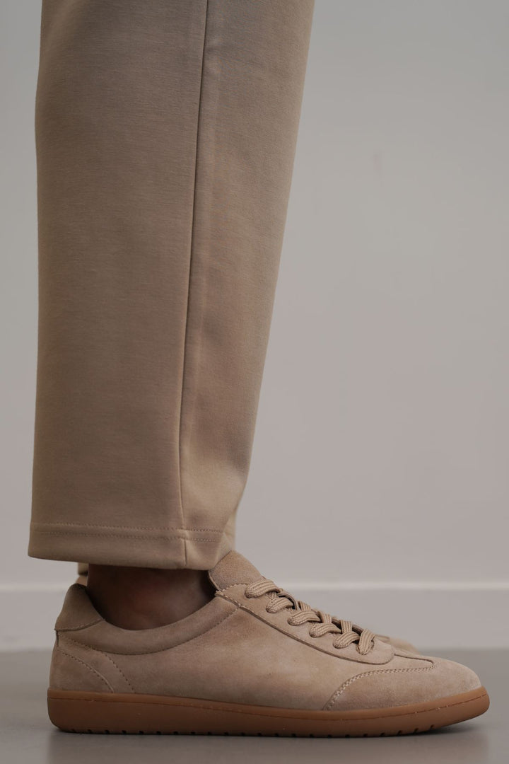 SAND STREET LEATHER SNEAKERS