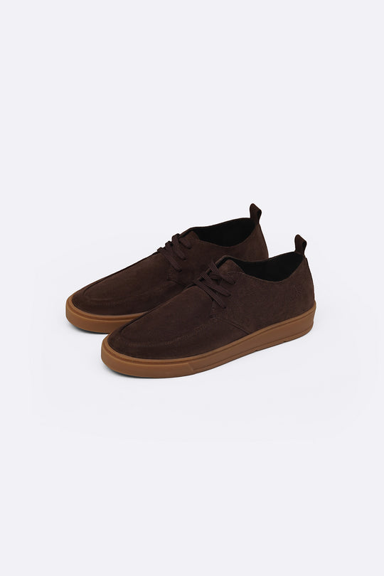 LOW-TOP LEATHER SNEAKERS