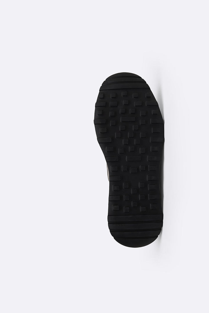 TAUPE AIR LEATHER SNEAKERS