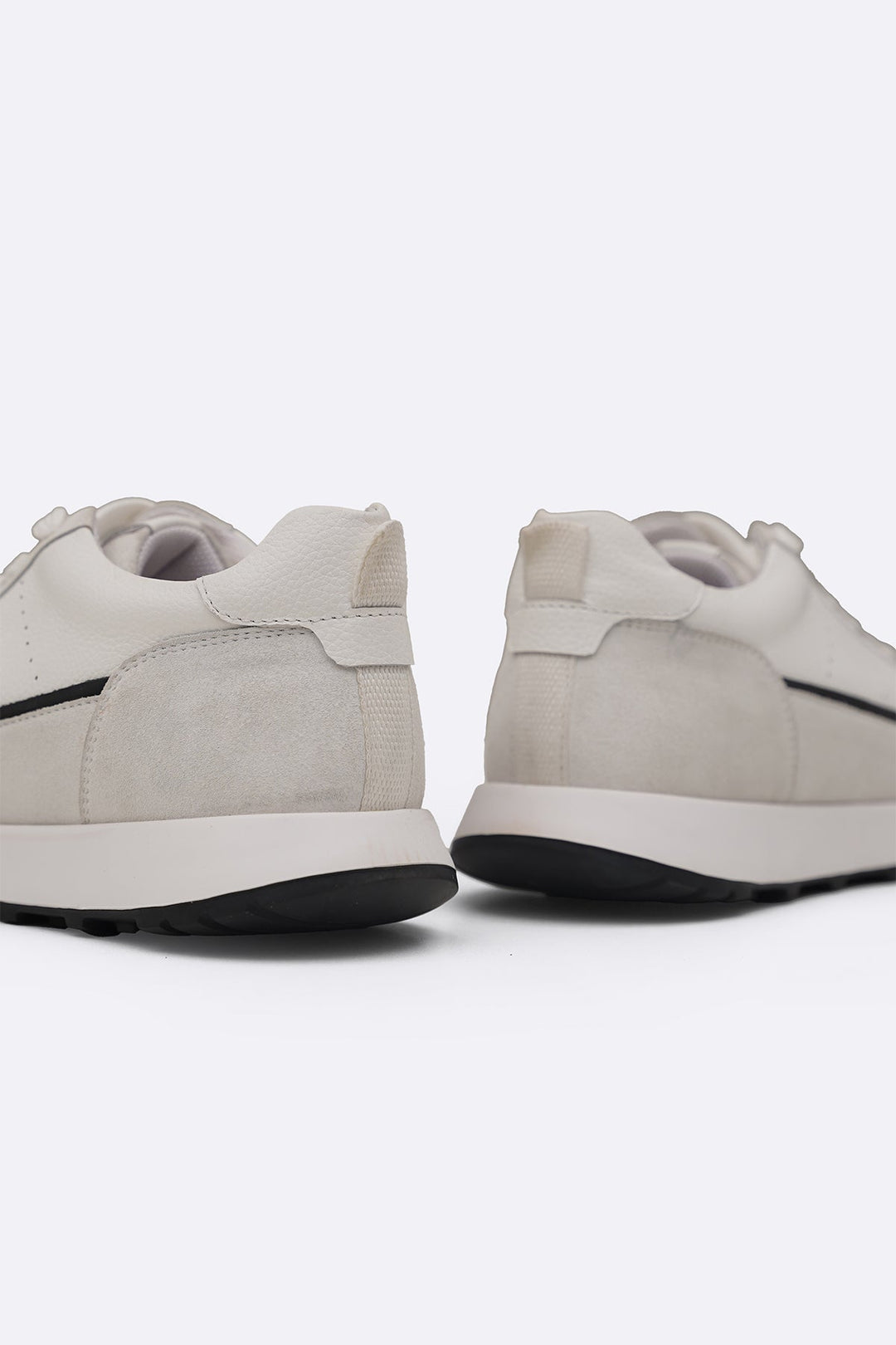 WHITE AIR LEATHER SNEAKERS