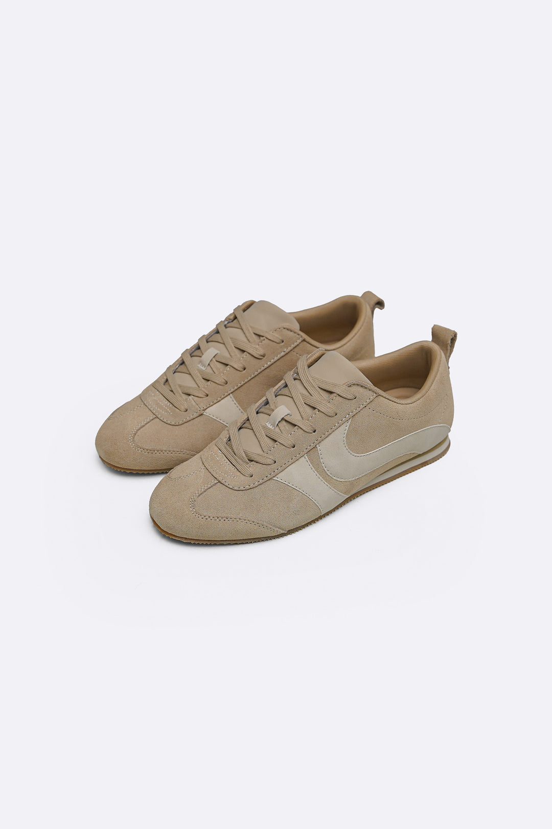 BEIGE SUEDE LIFESTYLE SNEAKERS