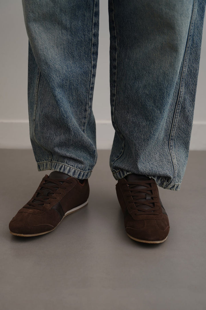 COFFEE SUEDE LIFESTYLE SNEAKERS