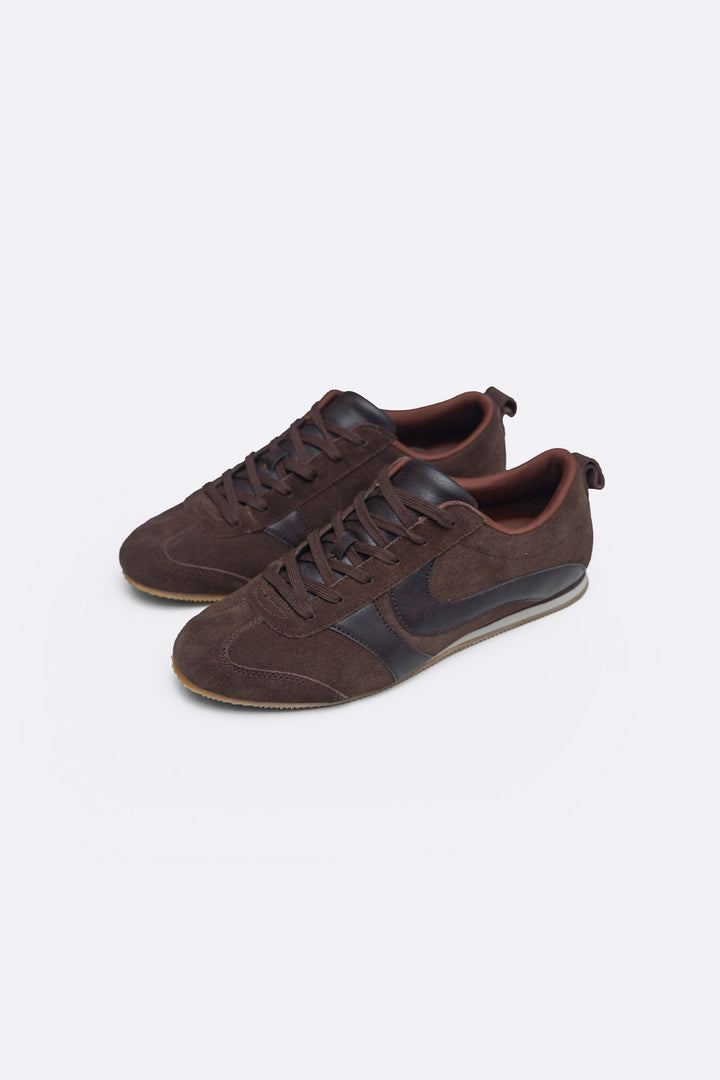 COFFEE SUEDE LIFESTYLE SNEAKERS
