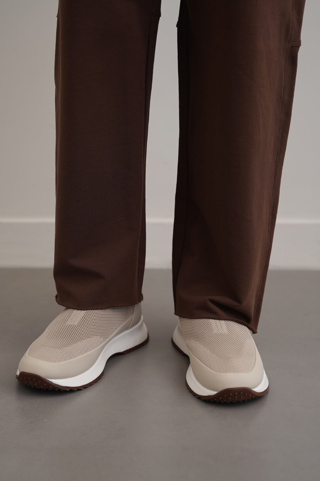 SAND SOCK-FIT CASUAL SNEAKERS