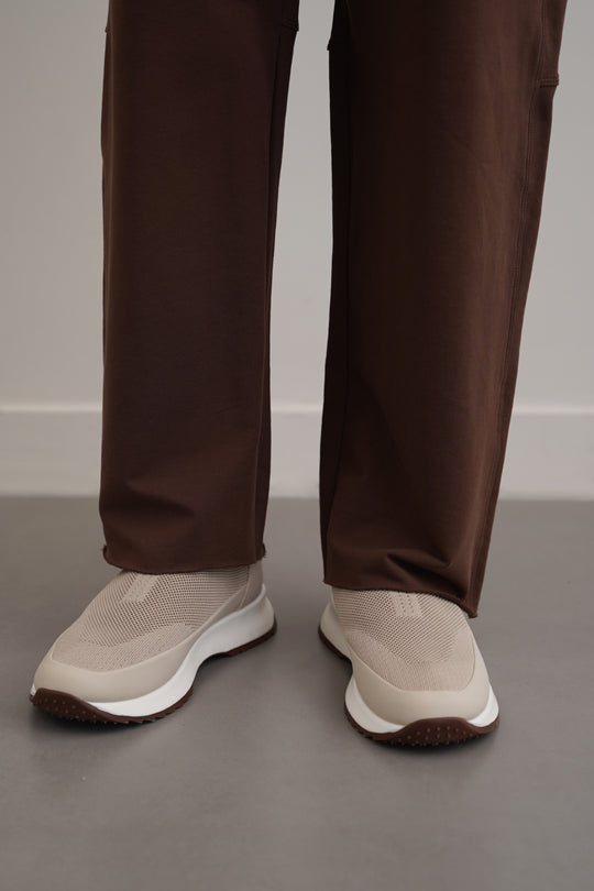 SAND SOCK-FIT CASUAL SNEAKERS