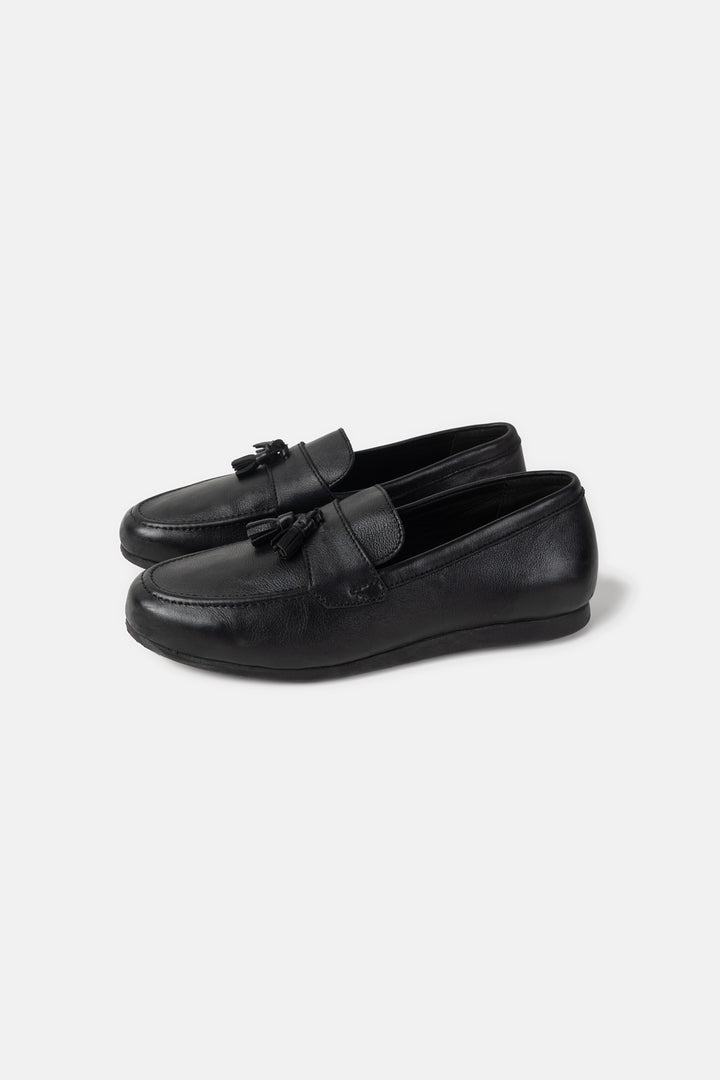 TASSEL LEATHER LOAFERS