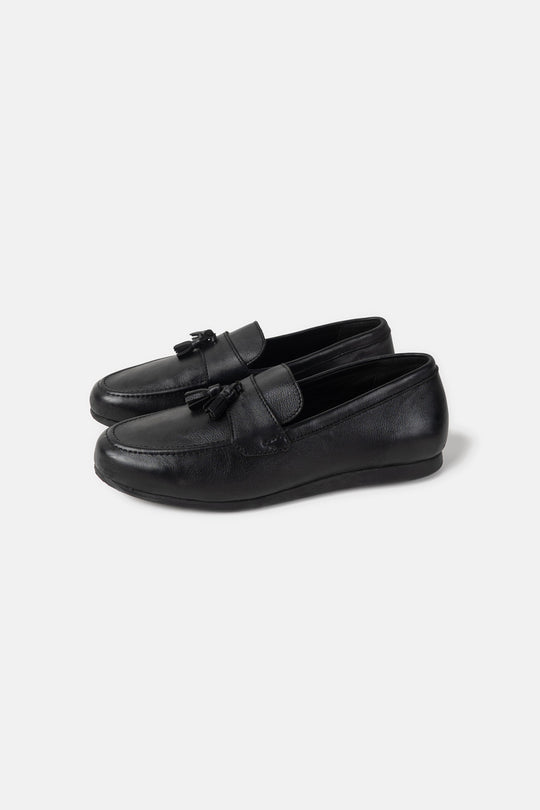 TASSEL LEATHER LOAFERS
