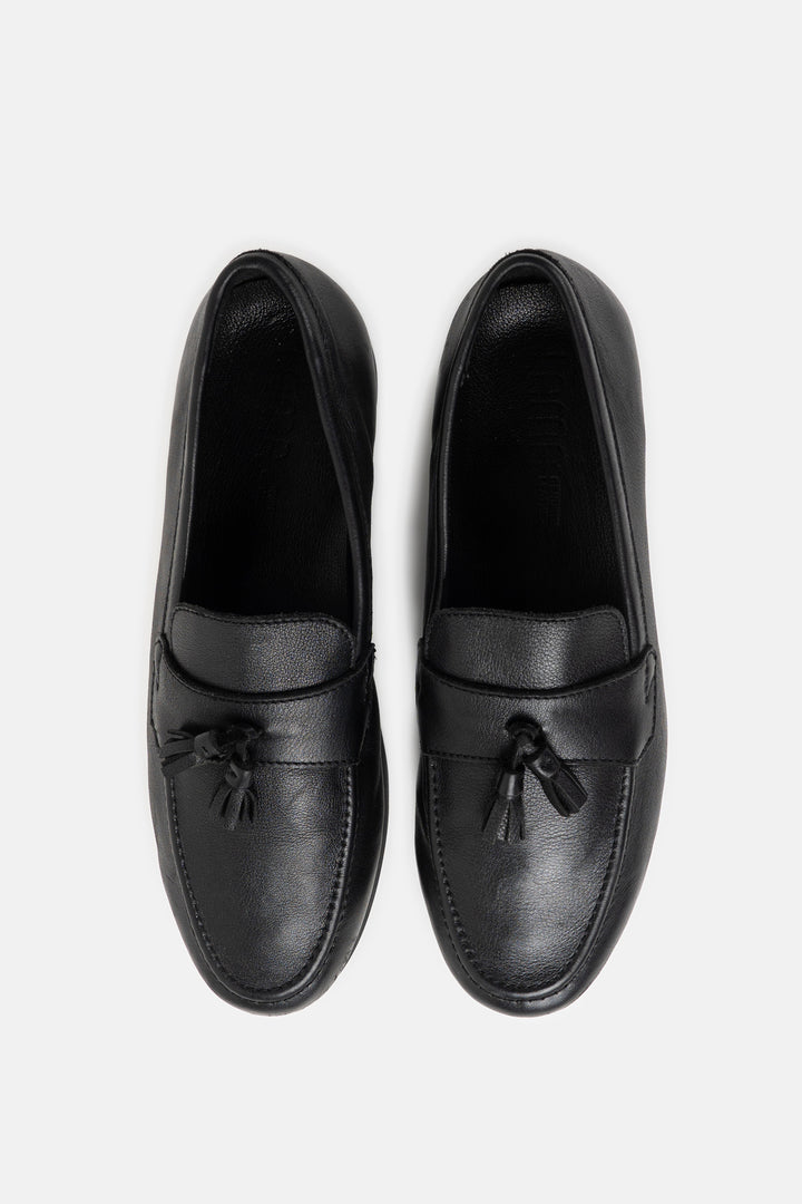 TASSEL LEATHER LOAFERS