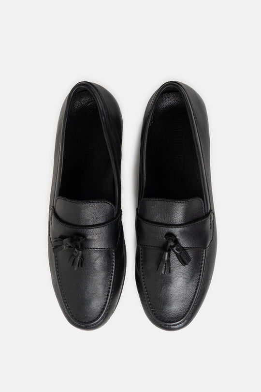 TASSEL LEATHER LOAFERS