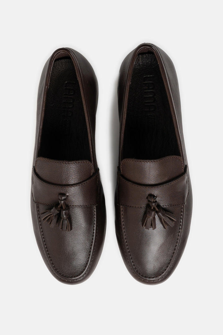 TASSEL LEATHER LOAFERS