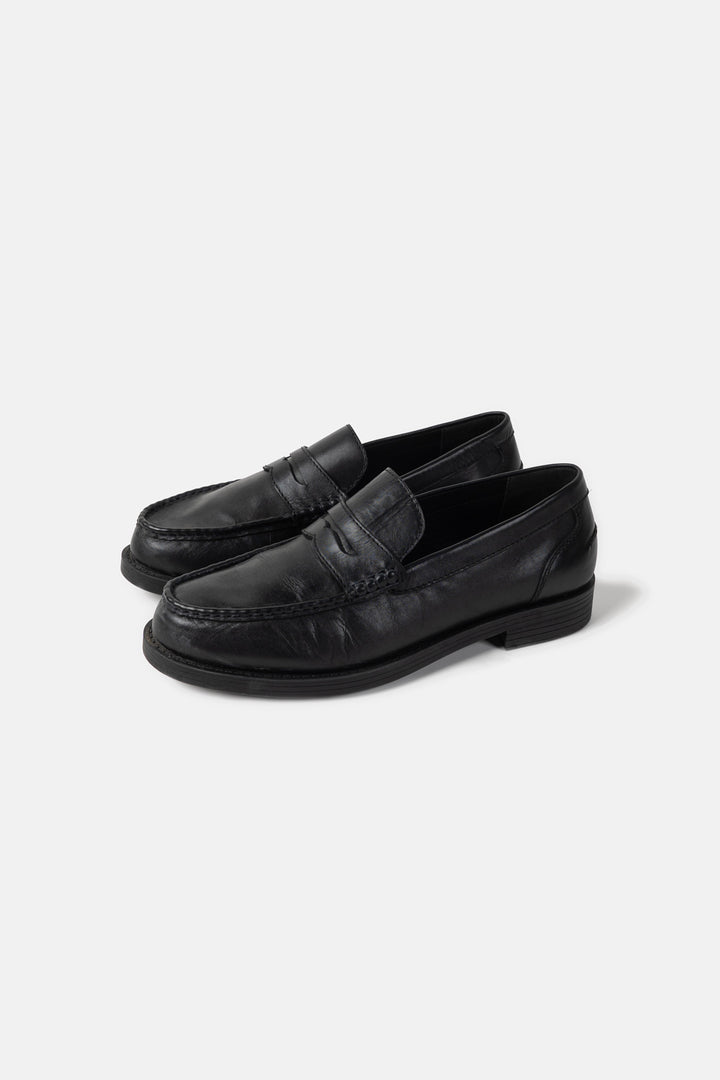 LEATHER PENNY LOAFERS