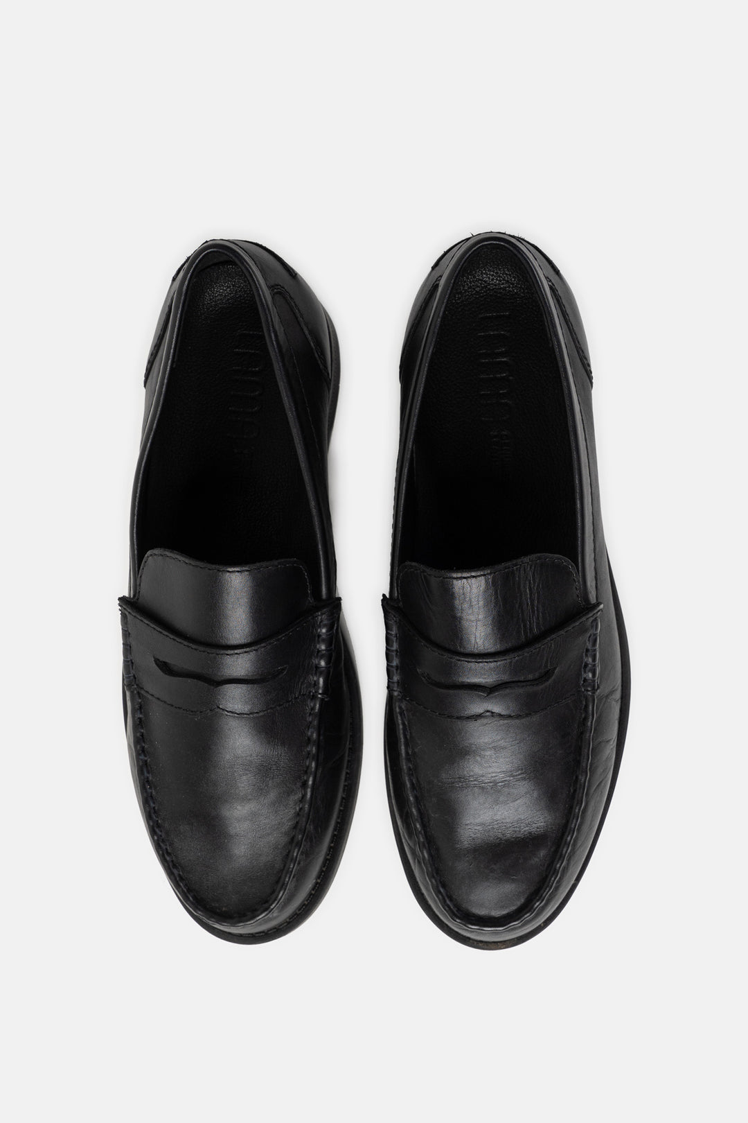 LEATHER PENNY LOAFERS