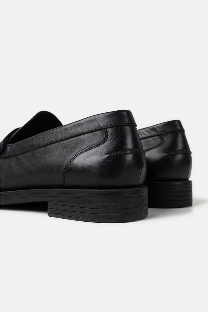 LEATHER PENNY LOAFERS