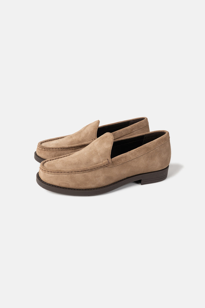 SUEDE SLIP-ON LOAFERS